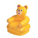 SM Enterprises Happy Beautiful Comfortable Infalatable Teddy Bear Shape Animal Chair Assortment (Multicolor)
