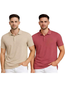 SM SHAYAM CREATION Solid Men Polo Neck