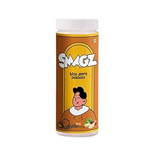 smagz hing jeera roasted flavoured peanut healthy namkeen and snacks ready to eat 150g