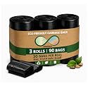 Small Black Garbage Bags 17x19 Inch Trash