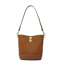 Small Bucket Bag Bucket Purse for Women Shoulder Purse Crossbody Handbag Mini Faux Suede Hobo Bag