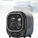 Small Condenser Spin Dryer with Stainless Steel Tub,with Dual Temperature Control Probe,Spin Condenser Clothes Dryer,0.8kg Load Capacity for Home, Apartments and RVs Compact for Small Spaces(A)