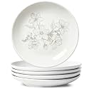 Small Dessert Plates Set of 5, Ceramic Appetizer Plates 6 Inch Round