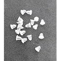 Small Earring Back Stopper (500 Pcs) – Secure Earring Backs for Studs, Earrings Back Stopper, Silicone Earring Back Stopper, Earring Safety Backs &amp; Ear Lobe Support