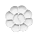 Khyati Small Flower Colour Mixing Palette (Pack of 6)