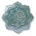 Small Green Mandala Trinket Dish Jewellery Dish