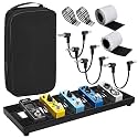 Small Guitar Pedal Board Aluminum Alloy pedalboards 15x5.7x1.18"