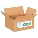 Small Moving &amp; Shipping Boxes 7 x 5 x 3 inches (5-Pack) - Extra Strength 200 lb vs Regular - Corrugated Moving Boxes for USPS/FEDEX - Easy-to-Recycle Shipping Box - Packing Box by IDL Packaging