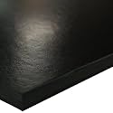 Small Parts 33-007-500-012-012 SBR (Styrene Butadiene Rubber) Sheet, 70 Shore A, Black, Smooth Finish, No Backing, 1/2" Thickness, 12" Width, 12" Length