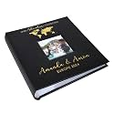 Small Personalized Adventure Photo Album Leatherette Holds 100 Photos Travel Memory Book