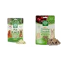 Small Pet Select- Pea Flakes, 8oz &amp; Healthy Snackers - Apple Pea Flake, 2 oz