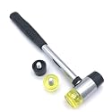 Small Plastic and Rubber Hammer with 2 Head Tip for Jewelers Kid or women Double-Faced Rubber Soft Head Hammer for Jewelry Leather Wood Usage or Light Tapping Work Lightweight (1, Small)