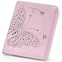 KITEVIUN Small RFID Wallet Women Ultra Thin Slim Womens Wallet Mini Compact Bifold Pocket Ladies Wallets for Women LIGHT PINK