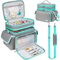 LEFOR·Z Small Sewing Supplies Organizer Bag(10.5 x 8 x 9inch),Sewing Box