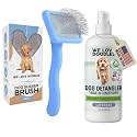Small Slicker Brush &amp; Lavender Detangler Spray Pack, Dog Grooming at Home