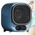 Small table top Condenser Tumble Dryer with Stainless Steel Tub,Portable Front Load Compact Tumble Laundry,0.8kg Load Capacity For Countertop Or Wall Mounted Use 450W for Apartment, Dorm(D)