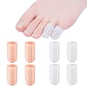 Small Toe Protectors, 8 Count Silicone Toe Caps for Small Toe Gel Toe Cap and Protector Men Women Toe Covers for Toe Prevent Pain Relief for Corns, Callus Blisters Ingrown Toenails (Small Toe)