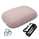 Small Travel Pillow, Portable Foldable Memory Foam Camping Pillow