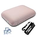 Small Travel Pillow, Portable Foldable Memory Foam Camping Pillow