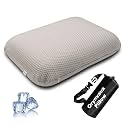 Small Travel Pillow, Portable Foldable Memory Foam Camping Pillow