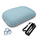 Small Travel Pillow, Portable Foldable Memory Foam Camping Pillow