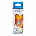 Small Wonder Baby Feeding Bottle Slim Neck Admire 125 ml Pack of 1, Animal Print, with Anti Colic Nipple with Feeding Spoon, New Born/Infants/Toddler Upto 3 Years, BPA Free, Yellow Colour