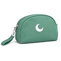 Small Zipper Makeup Bag - 6” x 8” Travel Cosmetic Pouch, Purse Organizer