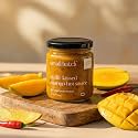 SMALLBATCH Chilli-Kissed Mango Hot Sauce, Crafted with Devgad Alphonso Mangoes, Sweet &amp; Spicy, Dip, Drizzle, Spread, Poha, Pizza, Salad, Fries, Preservative Free, 100% Vegetarian - 200gms