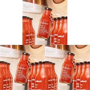 smallbatch hot amp sweet san marzano tomato ketchupgourmet condimentspread dipmarinaterefined sugar-freesweetened with organic jaggerypizzasamosas spaghettipreservative free 100 vegan- 350g