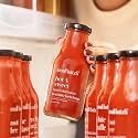SMALLBATCH Hot &amp; Sweet San Marzano Tomato Ketchup,Gourmet Condiment,Spread, Dip,Marinate,Refined Sugar-Free,Sweetened With Jaggery,Pizza,Samosas, Spaghetti,Preservative Free, 100% Vegan- 350g