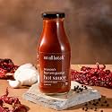 SMALLBATCH Season’s Harvest Guntur Hot Sauce, Gourmet Condiment, Crafted with Guntur Chillies, Spread, Marinate, Dip, Pizza, Fries, Noodles, Eggs, Nachos, Paneer, Preservative Free, 100% Vegan - 350g