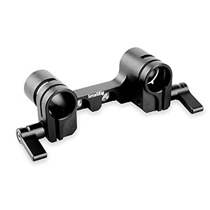 smallrig incompletely penetrable dual 15mm rod clamp for follow focus matebones - 1943