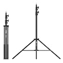 SmallRig LA-S28 Light Stand for Photography, 9.2ft/ 280cm/ 110" Spring Cushioned Lighting Stand, Max Load 5kg/ 11lbs, Compact Lightstand for Reflector, Ring Light, Softbox and COB Light 4891