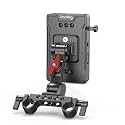 SmallRig V-Mount Battery Adapter Plate, V-Lock Battery Plate with Dual D-TAP and DC Ports, Adjustable Arm and 15 mm Rod Clamp, Compact V-Mount Battery Plate for Cameras, Monitors, Transmitter - 3499
