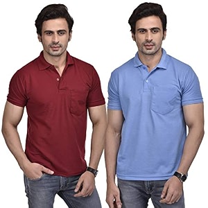 SMAN Mens Cotton Polo T-Shirt Regular Fit