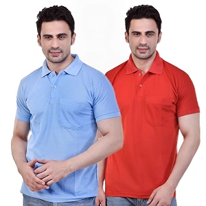 SMAN Mens Polo T-Shirt Regular Fit Half