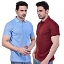 SMAN Men39s Polo T-Shirt Regular Fit Half