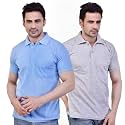 SMAN Men39s Polo T-Shirt Regular Fit Half
