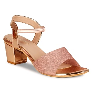 Smart Sleek Womens Sequins Block Heels