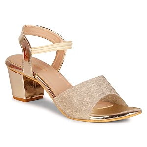 Smart Sleek Womens Sequins Block Heels