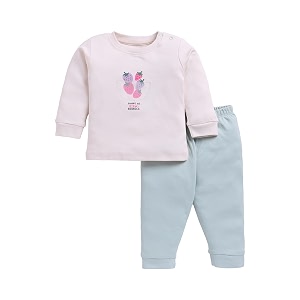 Smart Baby Cotton Night Suit for Girls