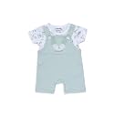 Smart Baby Printed Pure Cotton Dungaree Set