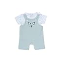 Smart Baby Printed Pure Cotton Dungaree Set