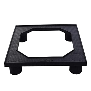 smart buy heavy duty double door_single door fridge standwashing machine standdish washer stand_black color with box packing
