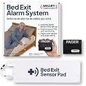 Smart Caregiver Bed Exit Alarm with Wireless Pager - Early Alert Fall Prevention for Seniors and Elderly - Weight Sensing Bed Pad Alerts Caregiver When They Get Up - USA Company and Customer Service