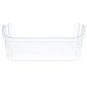 Smart Choice 240363702 Refrigerator Door Shelf Bin, Bottom, Clear