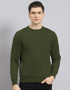 Smart Colors Men Full Sleeve Solid Sweatshirt