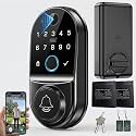 Smart Door Lock for Front Door: WiFi &amp; Camera with 1080p HD Night Vision