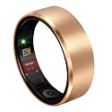 Smart Health Ring 2.0 for Women Men, Slim Scratch &amp; Fingerprint Resistant Design,Efficient Chip Fitness Tracker, Monitors Heart, Coral 9