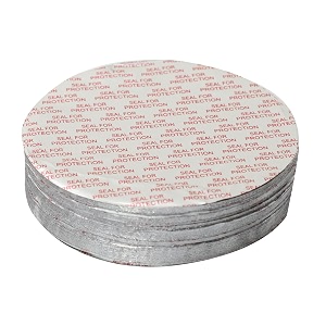 smart pack aluminum foil for packing of hdpe without transparent plastic jars material  sealing bottle packing silver foil  one piece seal liner  size 55mm with 1000piece